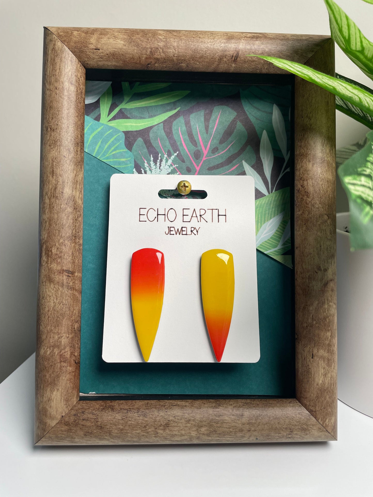 Sunset Collection - Stud Earrings, Statement Earrings, Unique Earrings, Jewelry, Earrings,