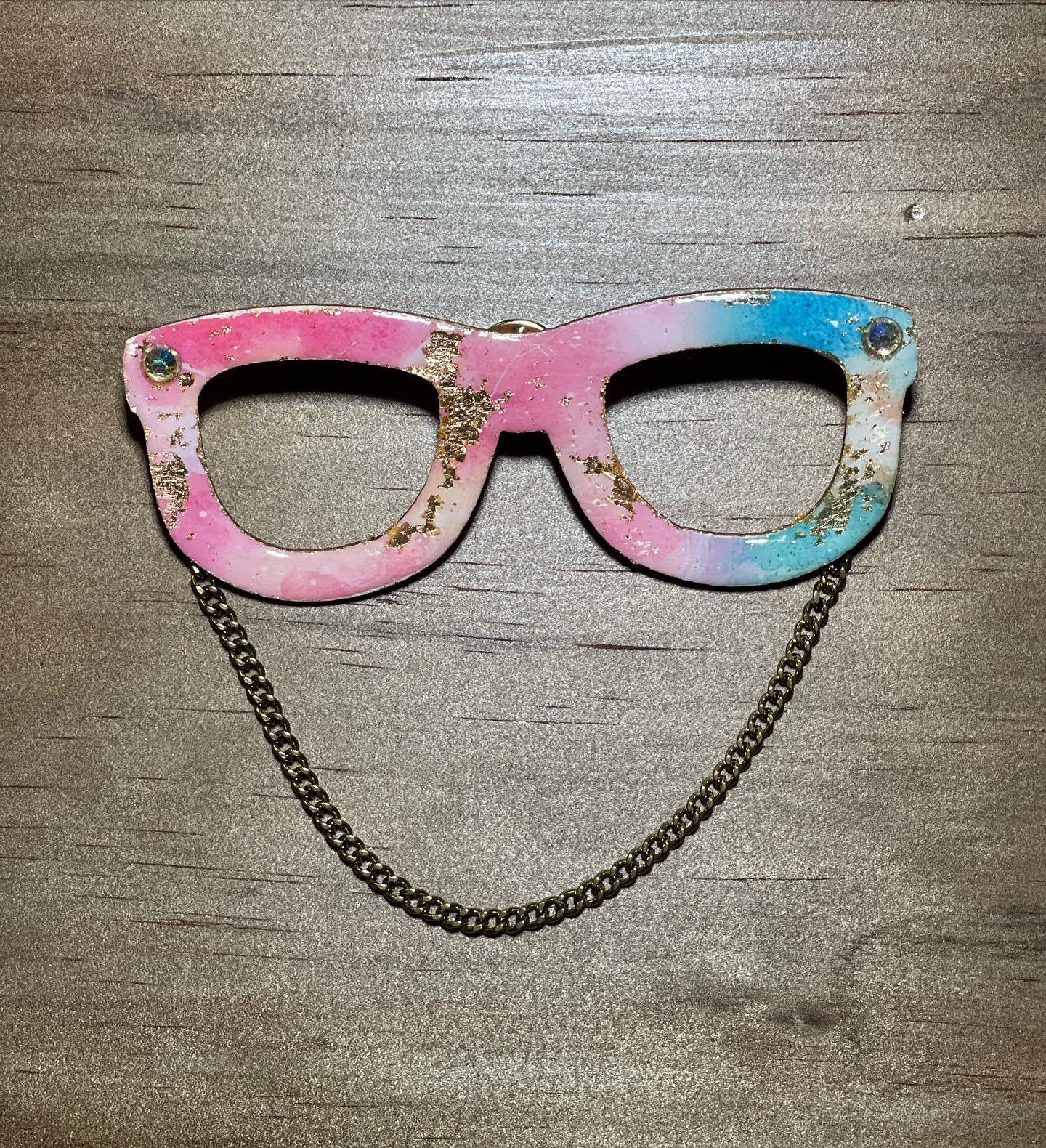 Fashion Eyeglass Pin, Brooch