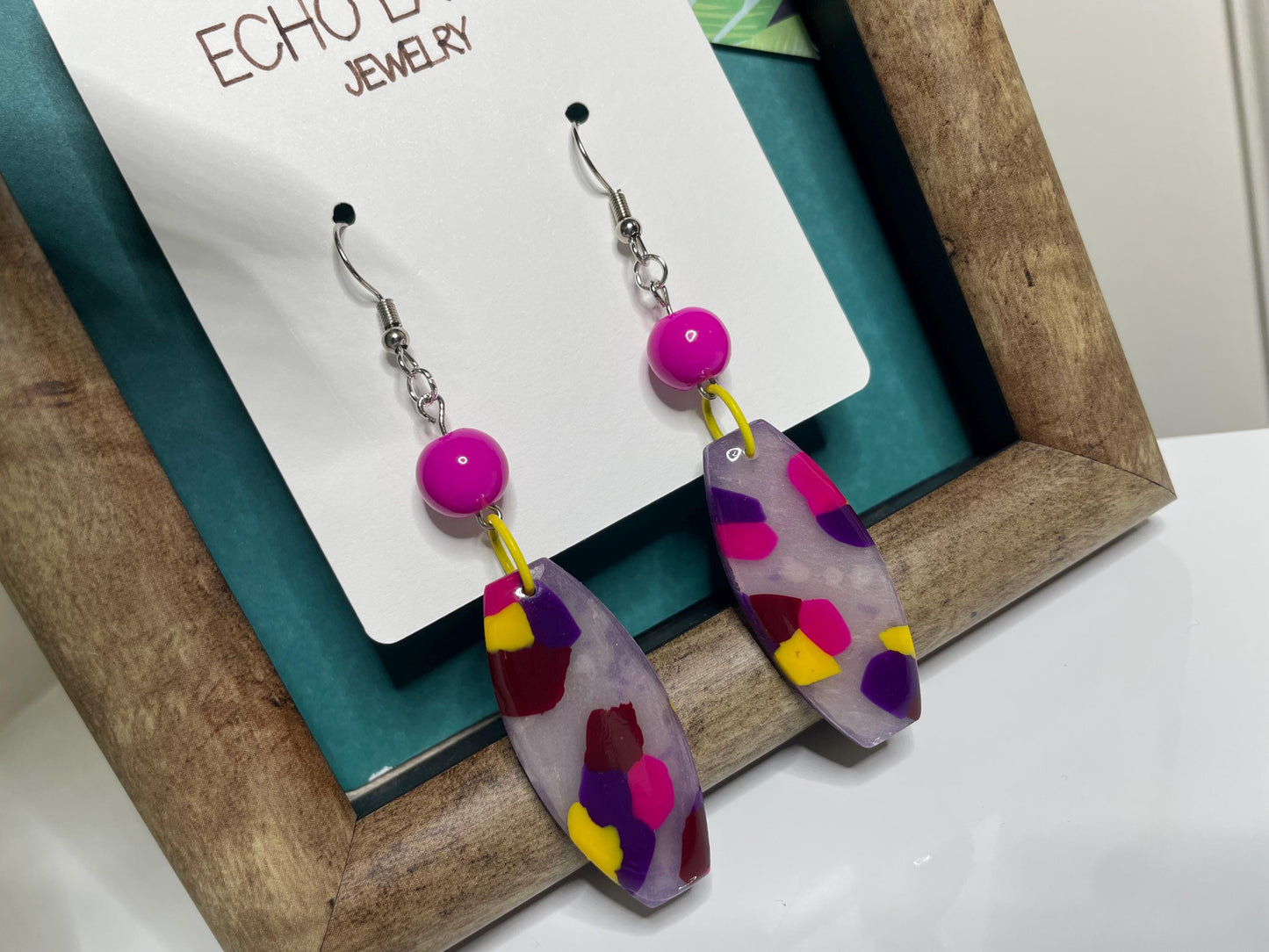 Kaleidoscope Collection - Studded Earrings, Statement Earrings, Unique Earrings, Fashion Earrings, Clay Earrings