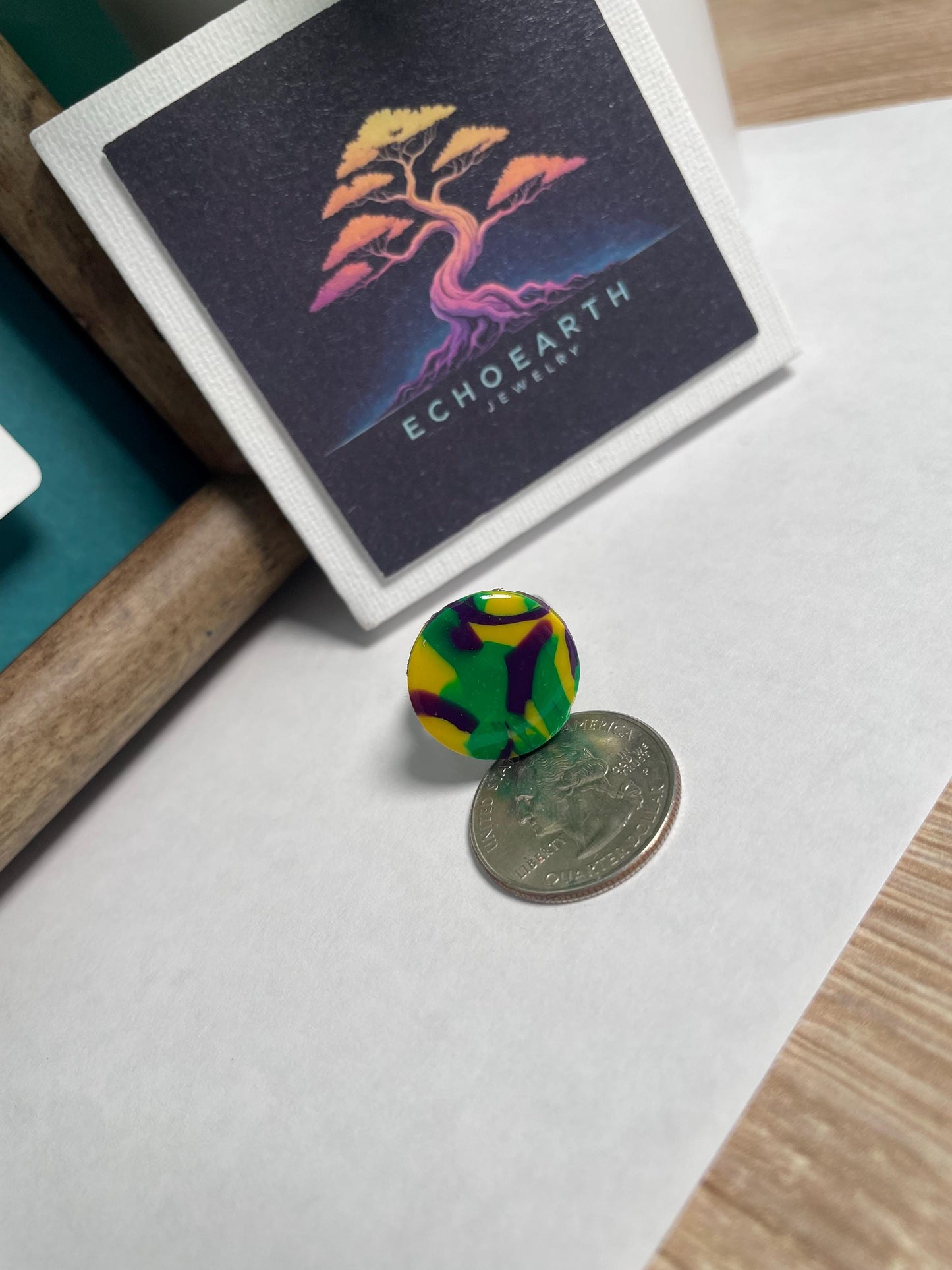 Mardi Gras Collection - Studded Earrings, Statement Earrings, Unique Earrings, Fashion Earrings, Clay Earrings