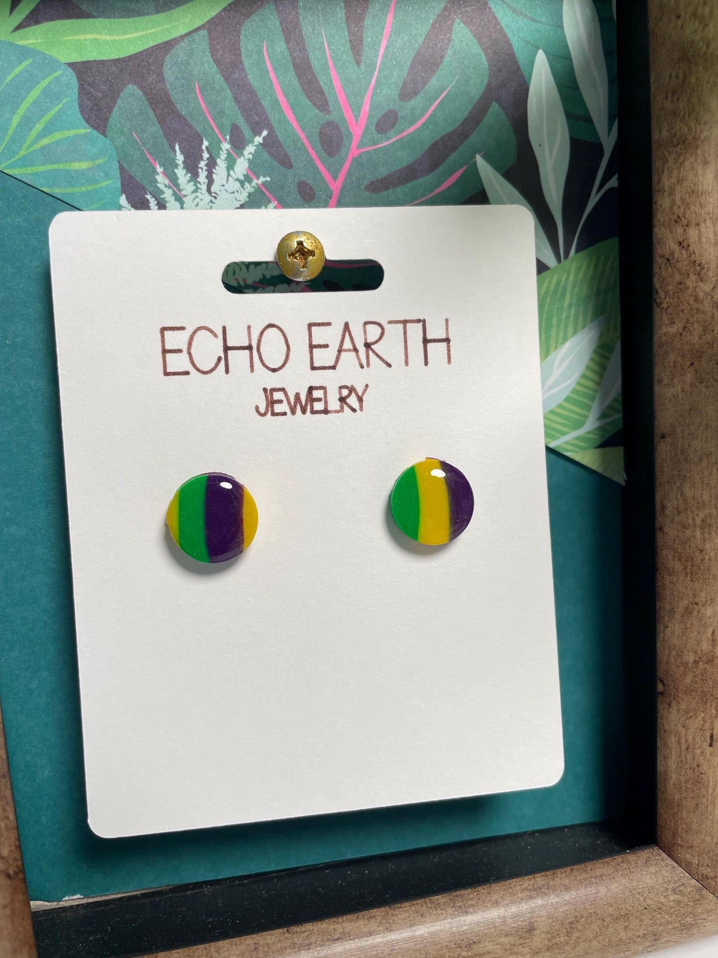 Mardi Gras Collection - Studded Earrings, Statement Earrings, Unique Earrings, Fashion Earrings, Clay Earrings