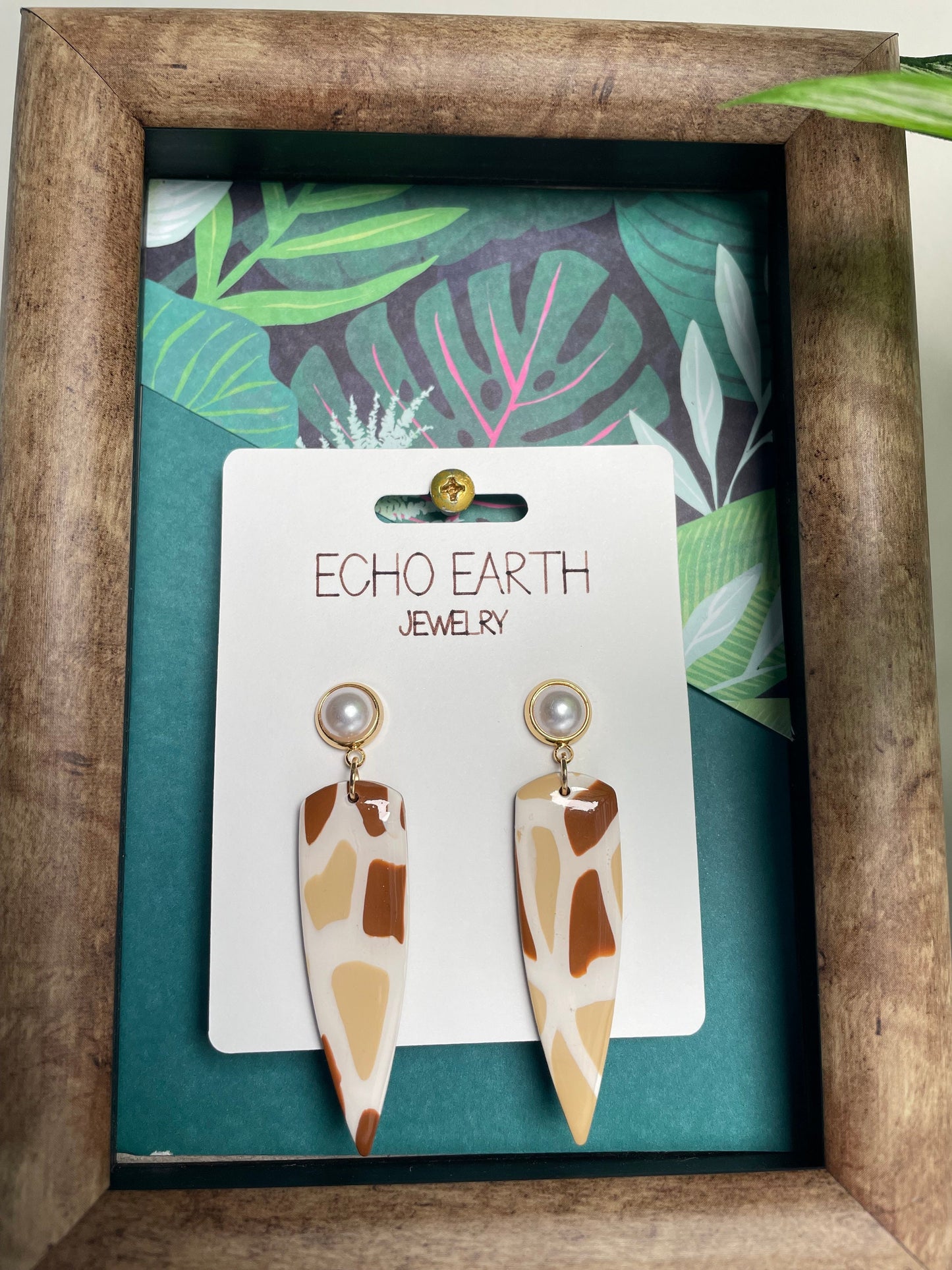 Natural Collection - Dangle Earrings, Statement Earrings, Unique Earrings, Jewelry, Earrings,