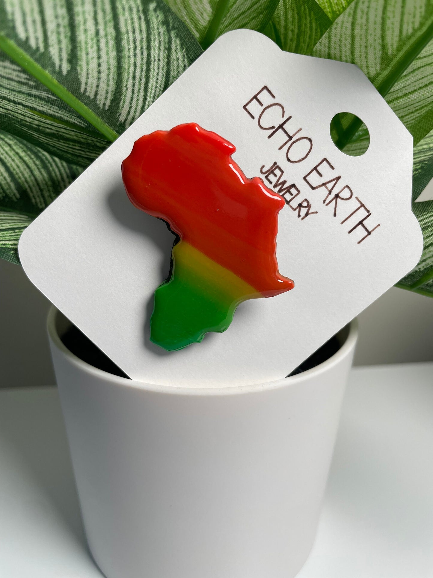 Africa Pin, Fashion Pin, Brooch, Jewelry, Statement Jewelry, Unique Jewelry