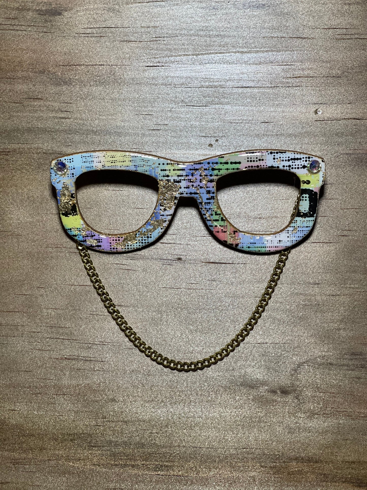 Fashion Eyeglass Pin, Brooch