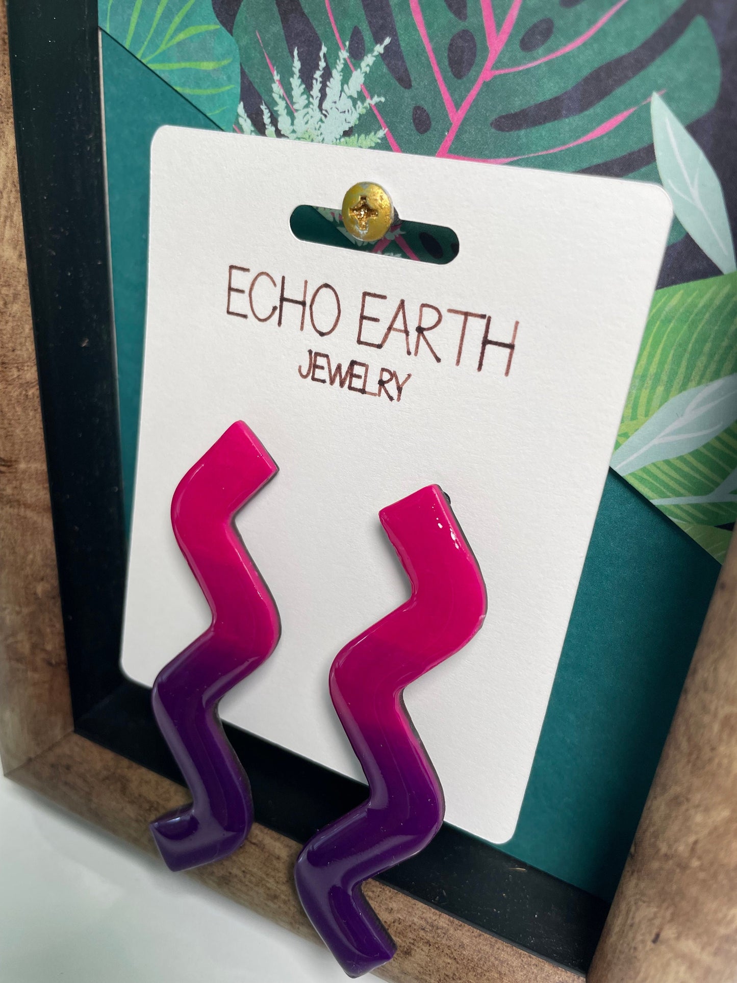 Squiggle Earrings, Stud Earrings, Statement Earrings, Unique Earrings, Jewelry, Earrings
