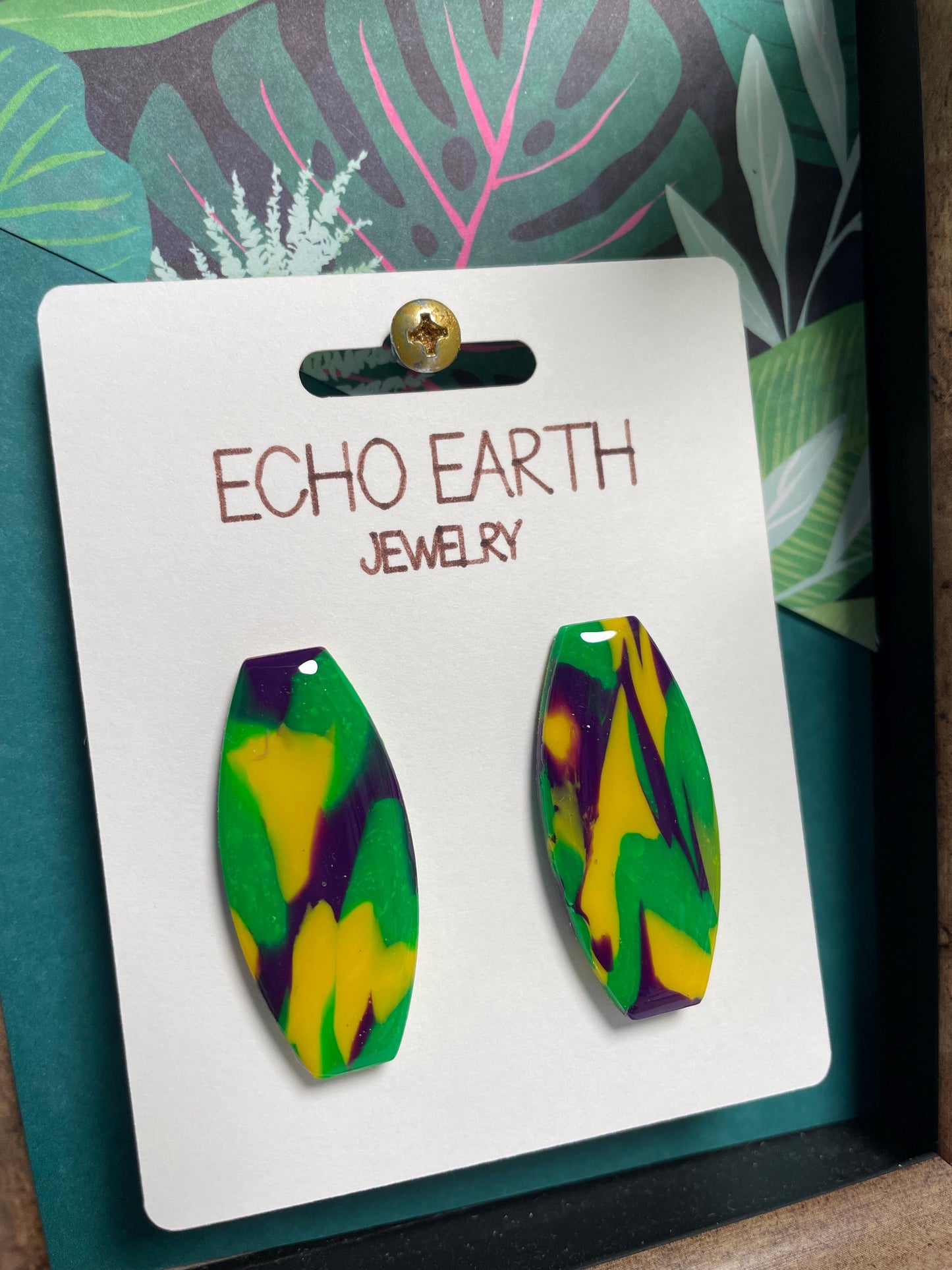 Mardi Gras Collection - Studded Earrings, Statement Earrings, Unique Earrings, Fashion Earrings, Clay Earrings