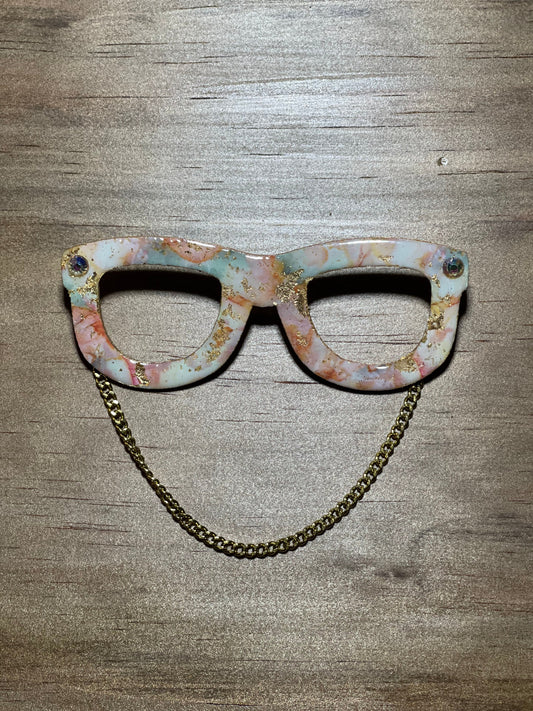 Fashion Eyeglass Pin, Brooch