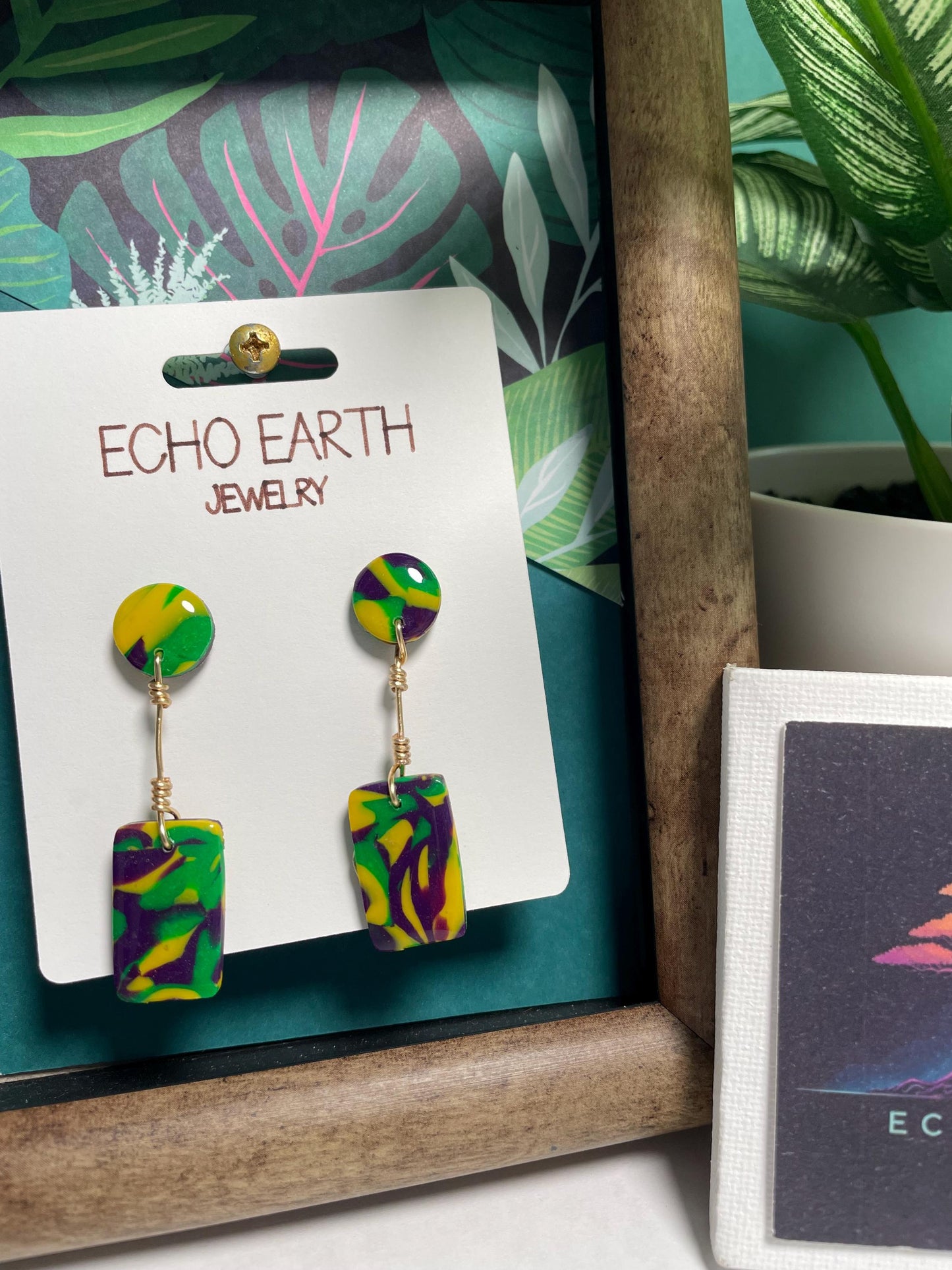 Mardi Gras Collection - Studded Earrings, Statement Earrings, Unique Earrings, Fashion Earrings, Clay Earrings