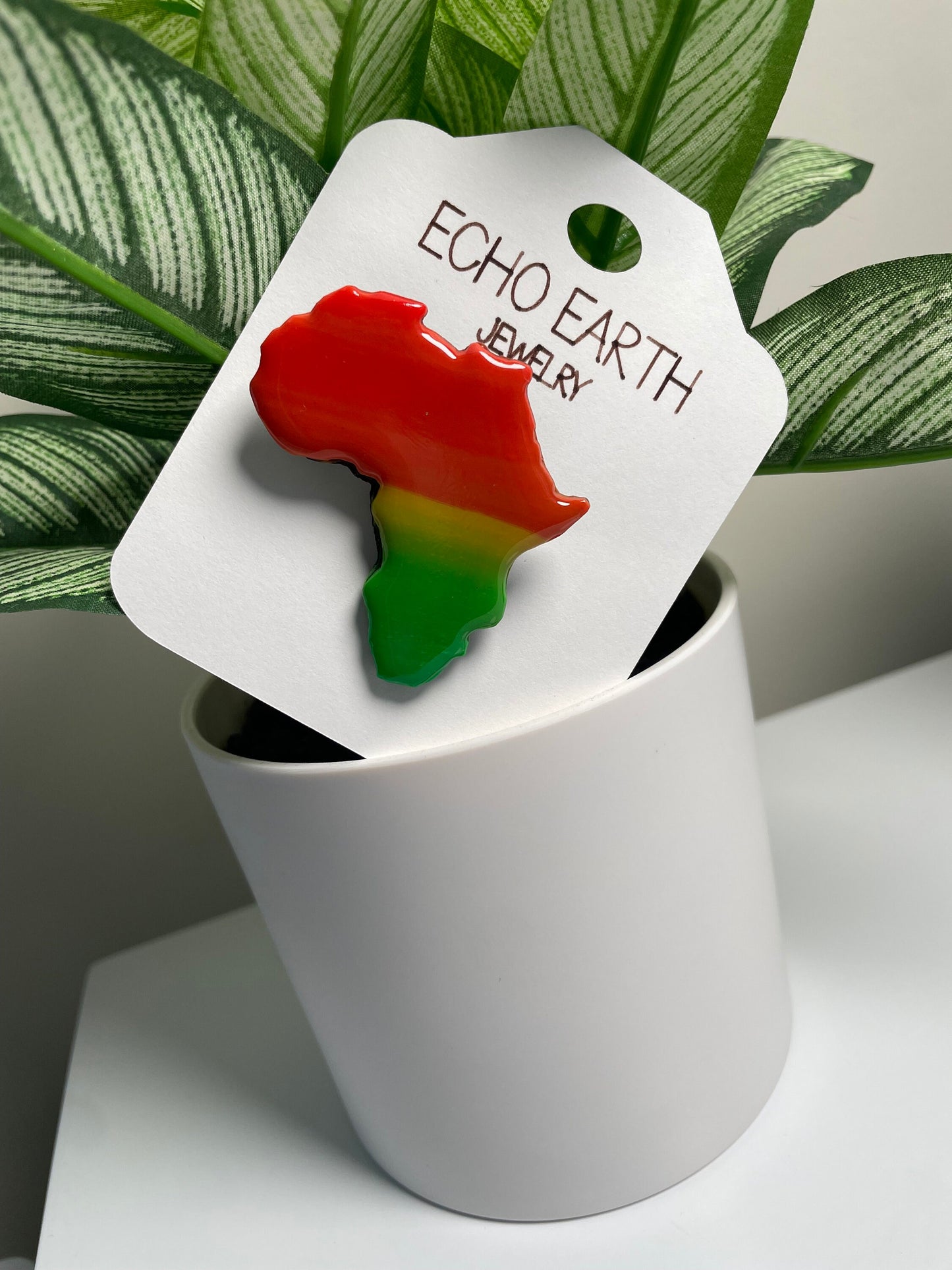 Africa Pin, Fashion Pin, Brooch, Jewelry, Statement Jewelry, Unique Jewelry