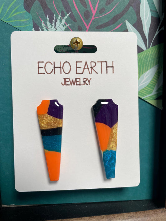 Luxe Collection - Studded Earrings, Statement Earrings, Fashion Earrings, Clay Earrings