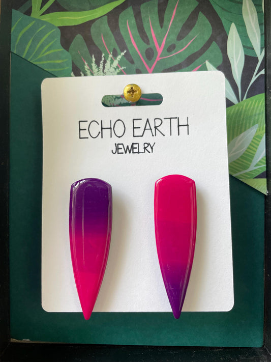 Kaleidoscope Collection - Studded Earrings, Statement Earrings, Unique Earrings, Fashion Earrings, Clay Earrings