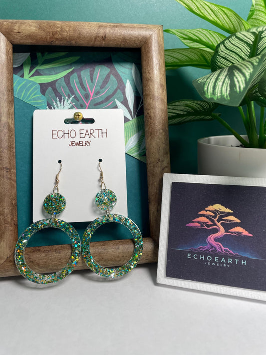 Glitter Collection - Studded Earrings, Statement Earrings, Unique Earrings, Fashion Earrings, Clay Earrings
